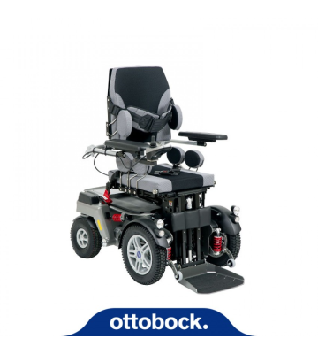 Power wheelchair with stance function.